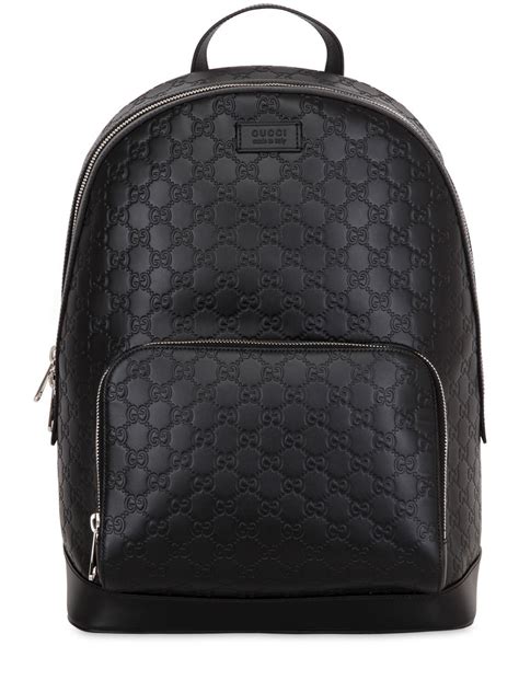 gucci backpack mens price|black gucci backpack men's.